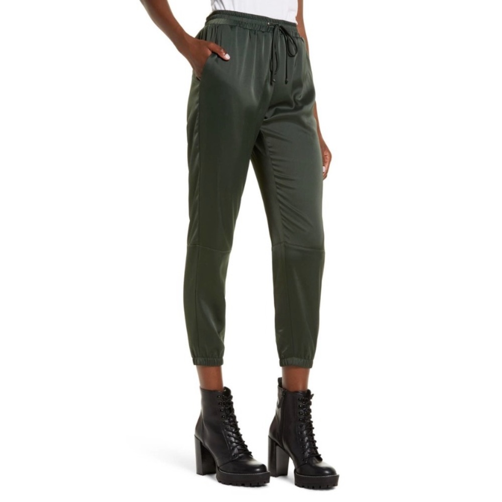 Socialite brand satin joggers